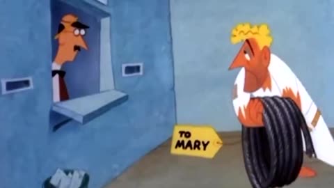 I love how literal some of these old cartoons were