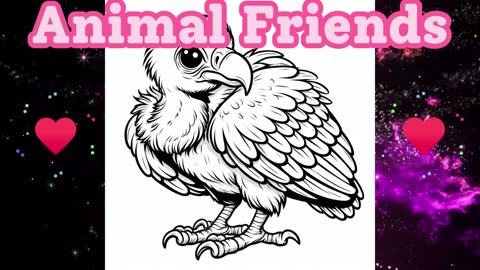 Animal Friends - I created a coloring book!!! Please order it from PayHip.