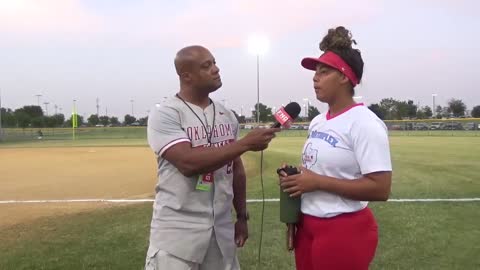 DFW Fastpitch All-Metroplex All-Star Softball Game Sachse/Texas Tech Star Dee McClarity talks about her career