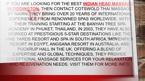 Best Indian Head Massage in Fiddington