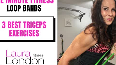 Triceps Mini Band Workout | How To Tone Triceps For Women