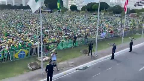 Brazil Demonstrate Against Restrictions