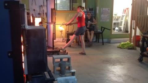 Glass Blowing Time Lapse