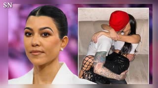 Travis Barker Kisses Pregnant Wife Kourtney Kardashian's Baby Bump — See The Photo