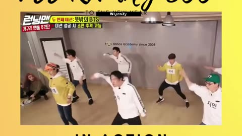 Lee Kwang Soo Dance BTS on Running Man