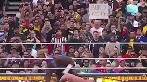 Brock Lesnar gave Omos a first class ticket to SUPLEX CITY_ --️-- _WrestleMania(HD)