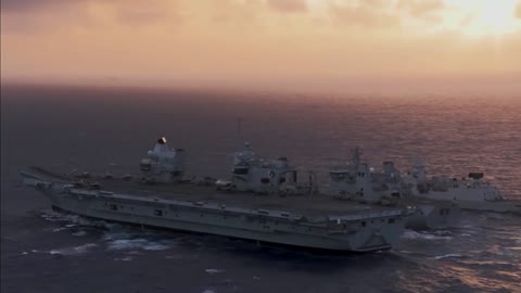 UK Led International Carrier Strike Group in the South China Sea