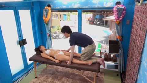 Mas 05 , ASMR Massage techniques Japanese Massage hot oil Full Body Pijat Jepang ASMR Therapy Japan