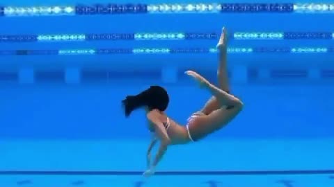 So amazing under water dance!