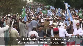 Asia Bibi Protest in Pakistan