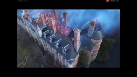 Normandy: a listed 17th-century castle badly damaged by fire 12/31/2023