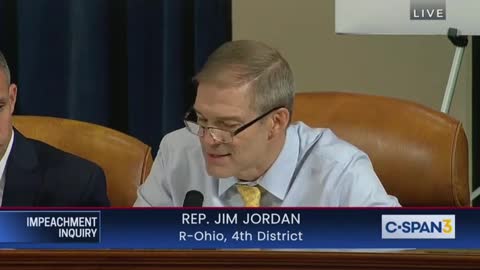 Jim Jordan: "This is unfair and they see through the whole darn sham."