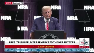 FULL SPEECH: President Trump Delivers Remarks at NRA Meeting in Dallas, TX - 5/18/24