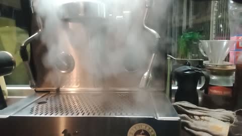 use of hot water stick on espresso machine.