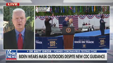 Biden Is Sowing Skepticism In The Vaccines By Wearing A Mask Outside, Giroir Says