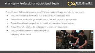 Six Tips for Audiovisual Safety at Events