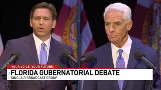 Debate crowd ERUPTS at DeSantis' BRUTAL mic drop for Charlie Crist