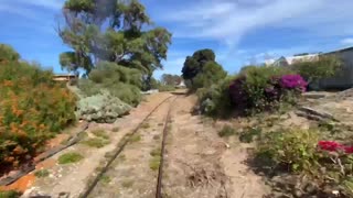 Cockle train ride from Victor harbour to Goolwa south Australia