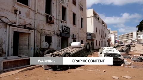 10,000 feared missing, city in ruins after Libya floods