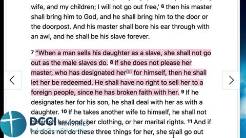 Unjust God Sell your daughter!