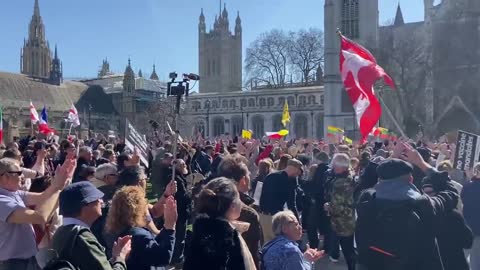 Central London protest against Covid tyranny