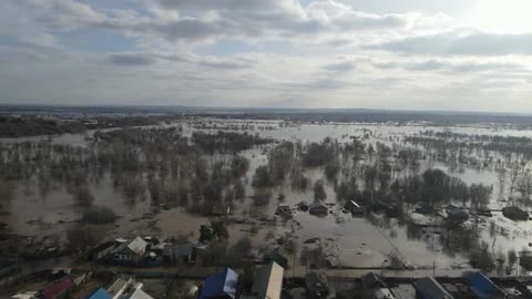 RUSSIA: Record floods swept across Russia and neighboring regions!
