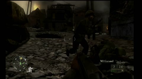 Call of Duty 2 Big Red One Gameplay (xbox)