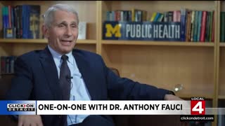 Fauci says "it’s a good thing I have flip-flopped."