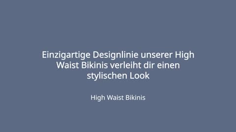 High Waist Bikinis: So stylst du den Retro-Look modern