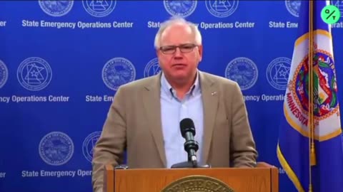 Tim Walz's reaction the BLM riots in 2020