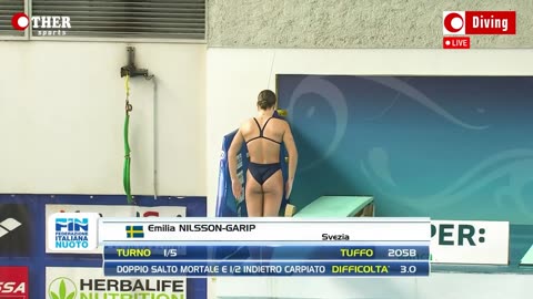 Emilia Nilsson (Sweden) - 3m Springboard Diving - Indoor Tour