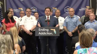 Governor Ron DeSantis Announces New Opioid Recovery Program in Florida