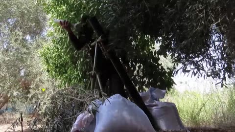 ►🇵🇸🇵🇸Al-Quds Brigades Mortar destroys enemy vehicles penetrating southern + northwestern Gaza axis.