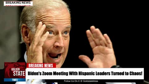 GST-BREAKING: Biden INFURIATES Hispanic Lawmakers During Zoom Call!