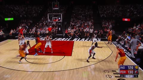 NBA2K: Indiana Pacers vs Portland Trailblazers (Buzzer Beater)