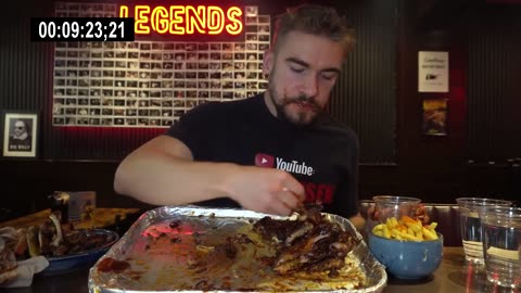 The TOUGHEST BBQ RIB CHALLENGE OVER 500 PEOPLE FAILED | Man Vs Food London