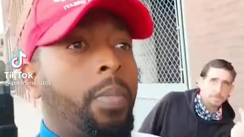 Liberal gets triggered by Trump Supporter