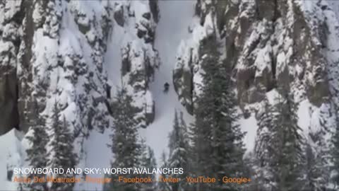 impressive compilation avalanches you will not believe what will happen