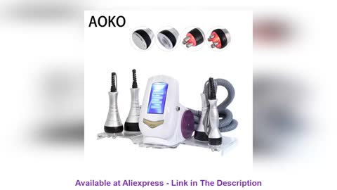 ☘️ AOKO NEW 4IN1 40K Cavitation Ultrasonic Bipolar RFRadio Frequency Multipolar Vacuum Body Slimming