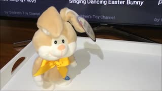 Singing Dancing Easter Bunny Tan