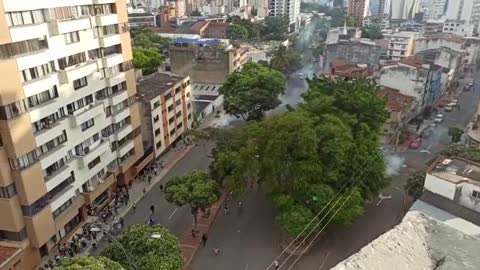 En disturbios terminó movilización en Bucaramanga