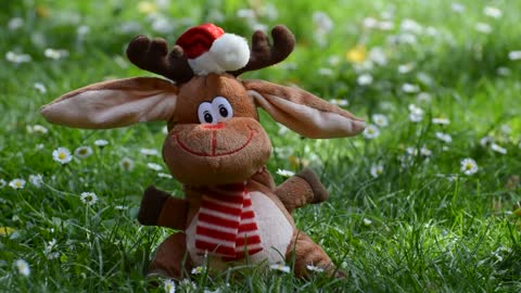 happy reindeer toy