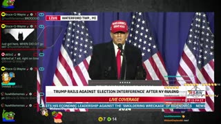 huwhite stream - Trump Holds a Rally in Waterford Township, MI