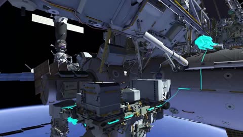 U. S. Spacewalk 89 Animation