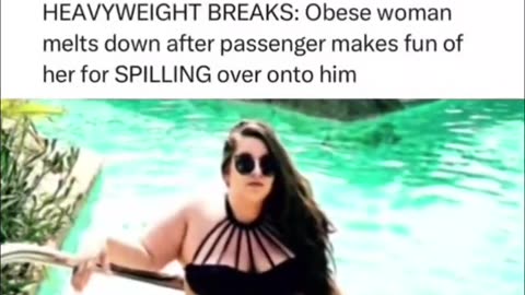 Obese Women And Planes