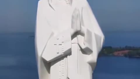 Visit the highest statue of Our Lady of Cui Mountain in Vietnam.