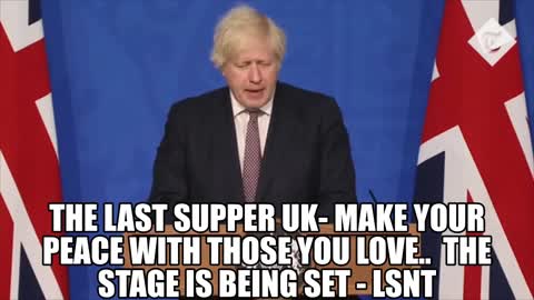 Justification The Last Supper - Britain Is reopening