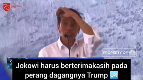 Jokowi Berterimakasih Pada Trump Karena Perang Dagang Dengan China