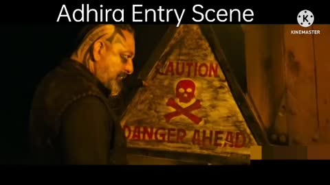 Adhira entry scene। KGF Chapter 2