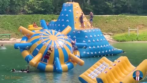 The 100 Epic summer water fails compilation video.